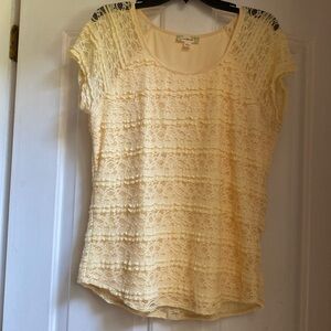 Nurture size large lace blouse
